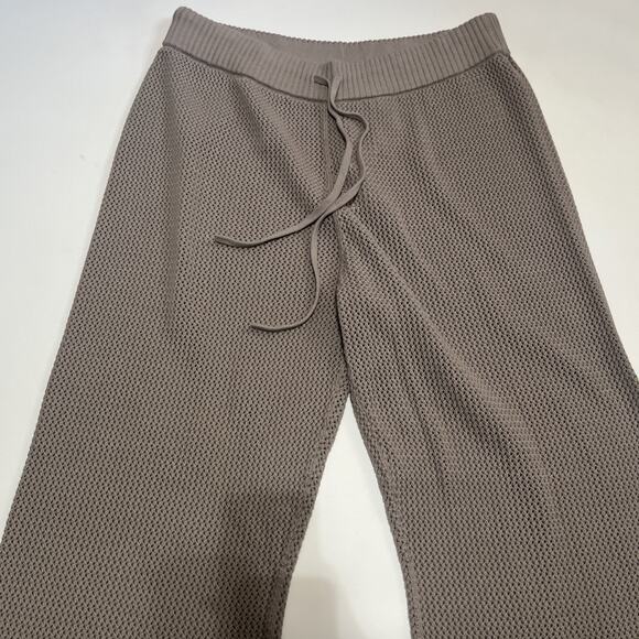 NWT XL Aritzia TNA Feliz Pant Mid-rise wide-leg knit pants - Picture 5 of 11